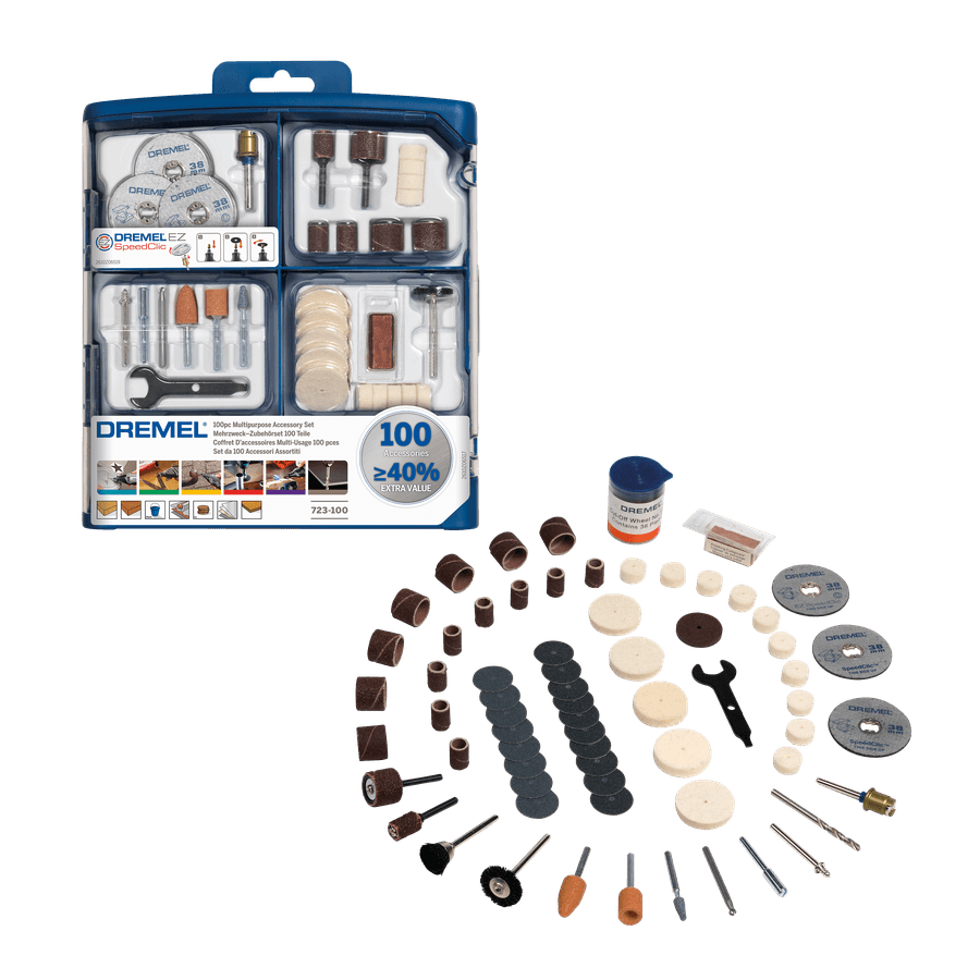 DREMEL Çok Amaçlı Aksesuar seti (723) 100’lü